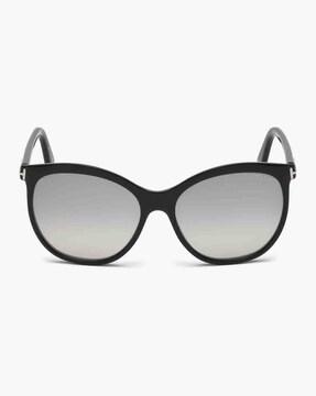 solid oval sunglasses