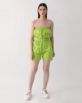 solid playsuit
