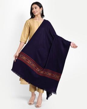 solid regular shawl