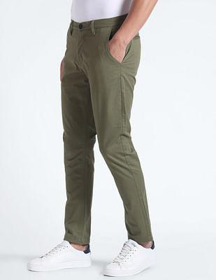 solid slim fit trouser