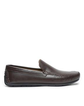 solid slip-ons formal shoes