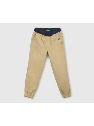 solid trousers- beige