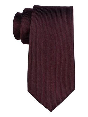solid wine 100 perc silk necktie