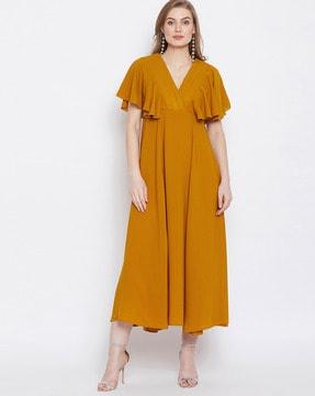 solid  gown dress