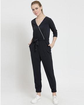 solid  jumpsuit