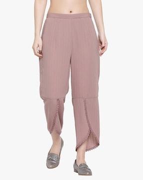 solid  relaxed fit  palazzos
