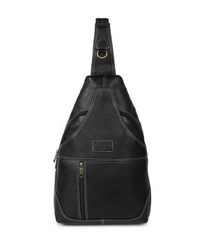 solid backpack with adjustable strap