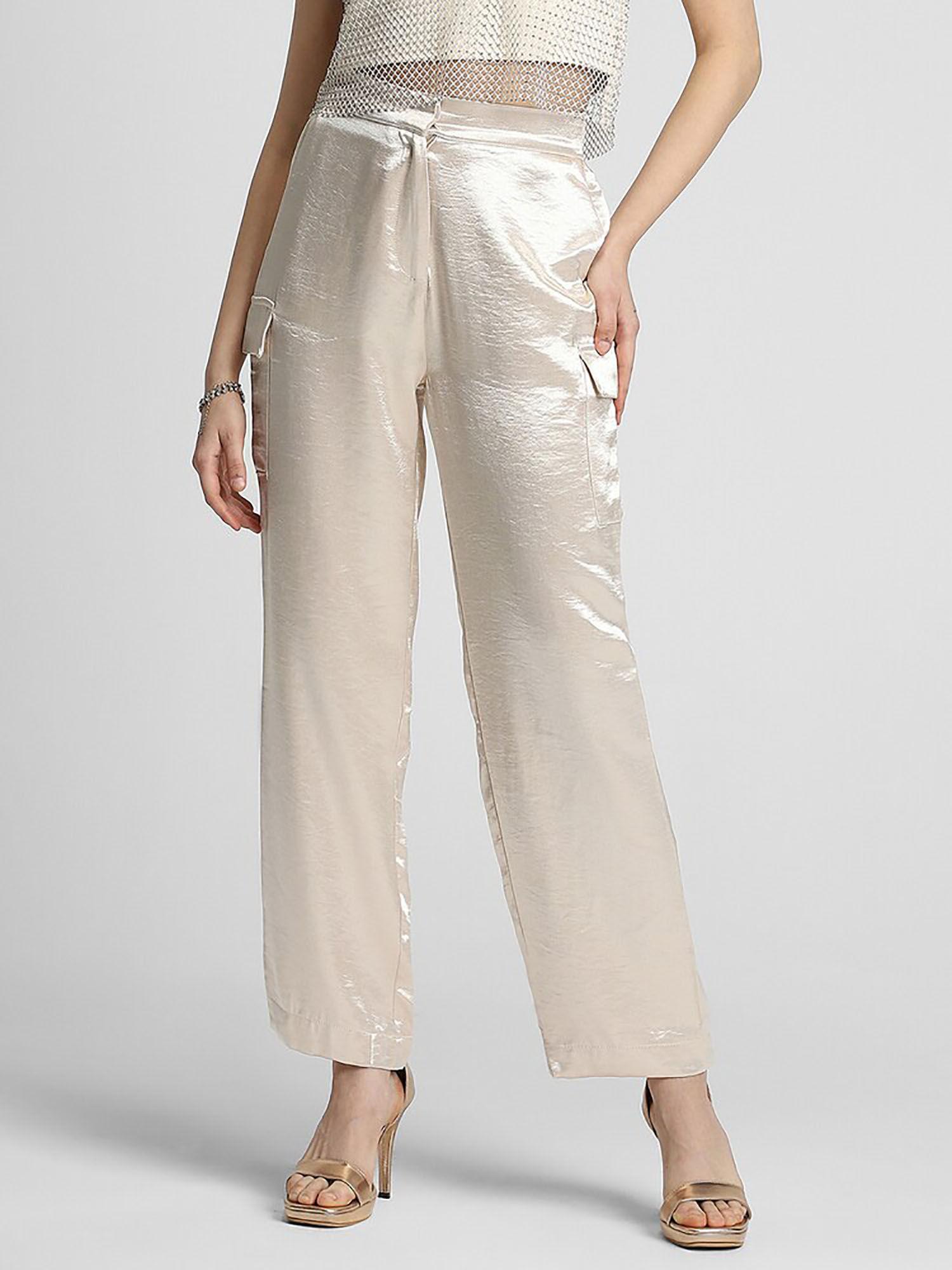 solid beige pant