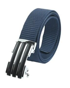 solid belt with stainless steel buckle