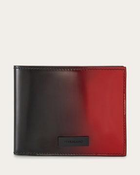 solid bi-fold wallet