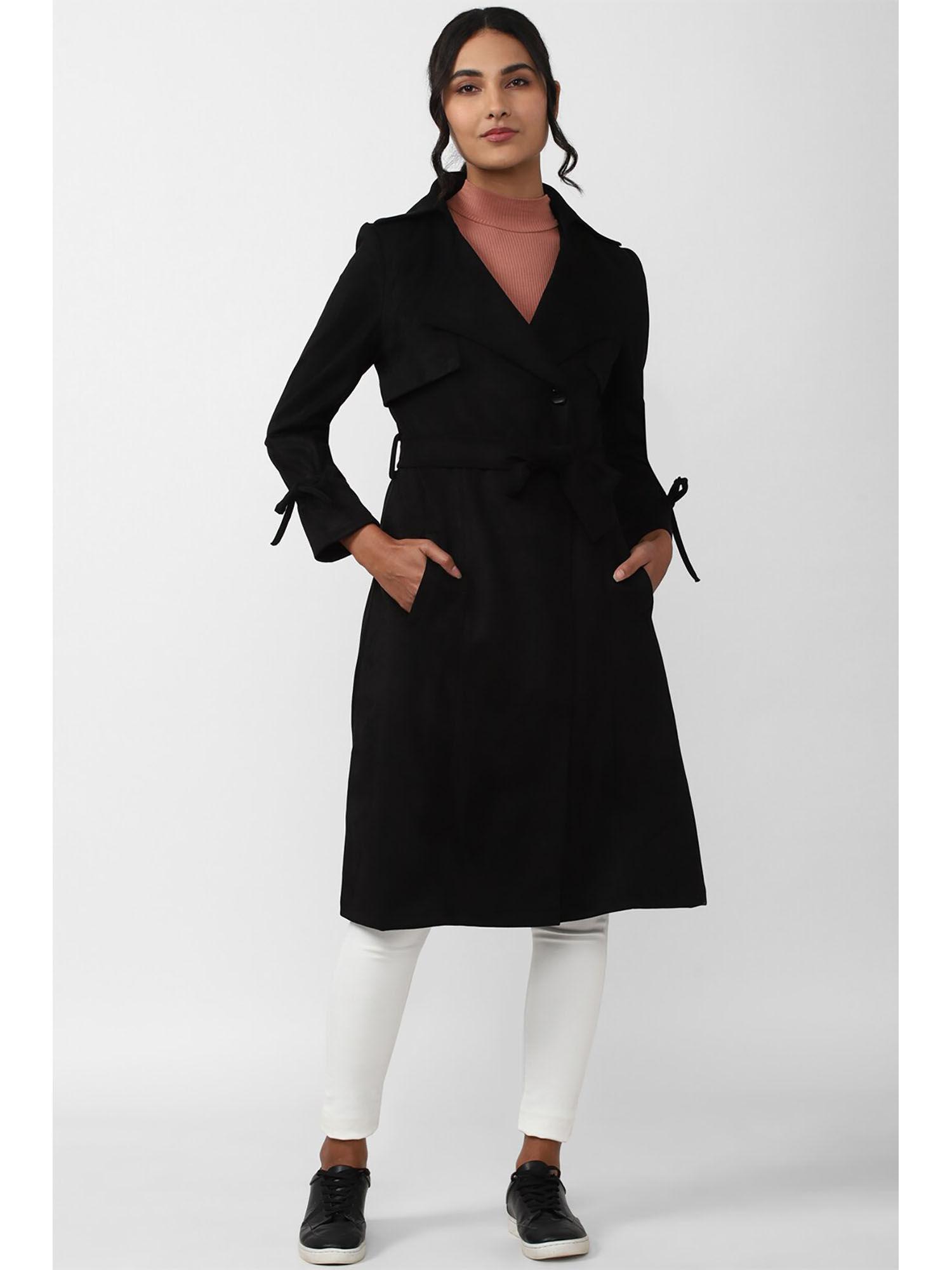 solid black solid coat (set of 2)