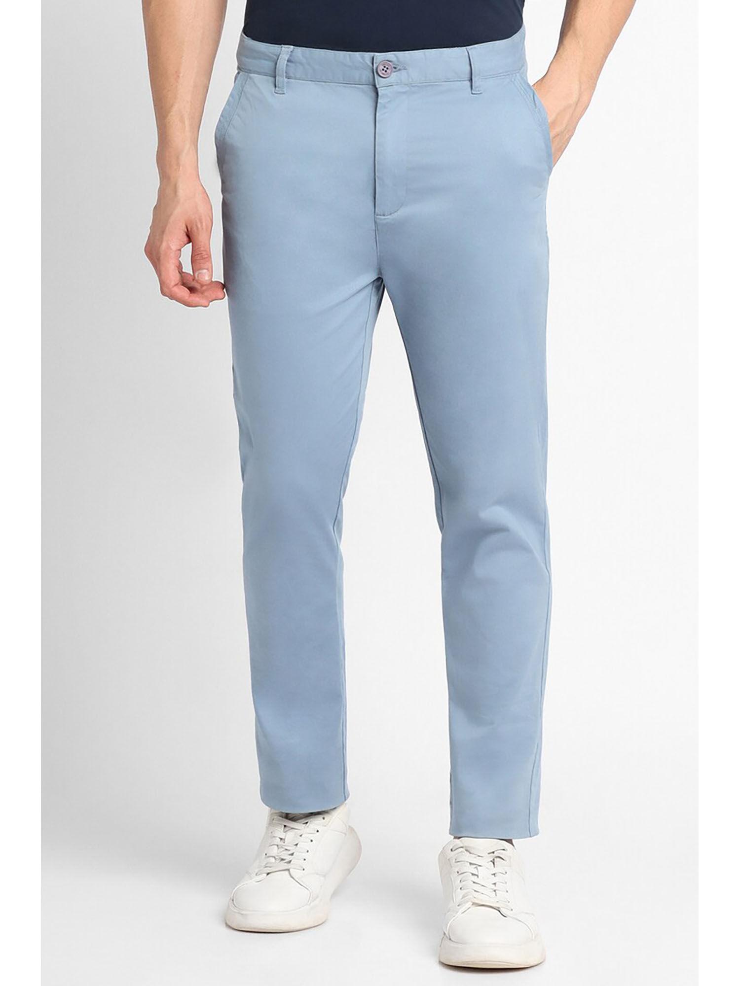 solid blue pants