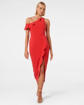 solid bodycon dress