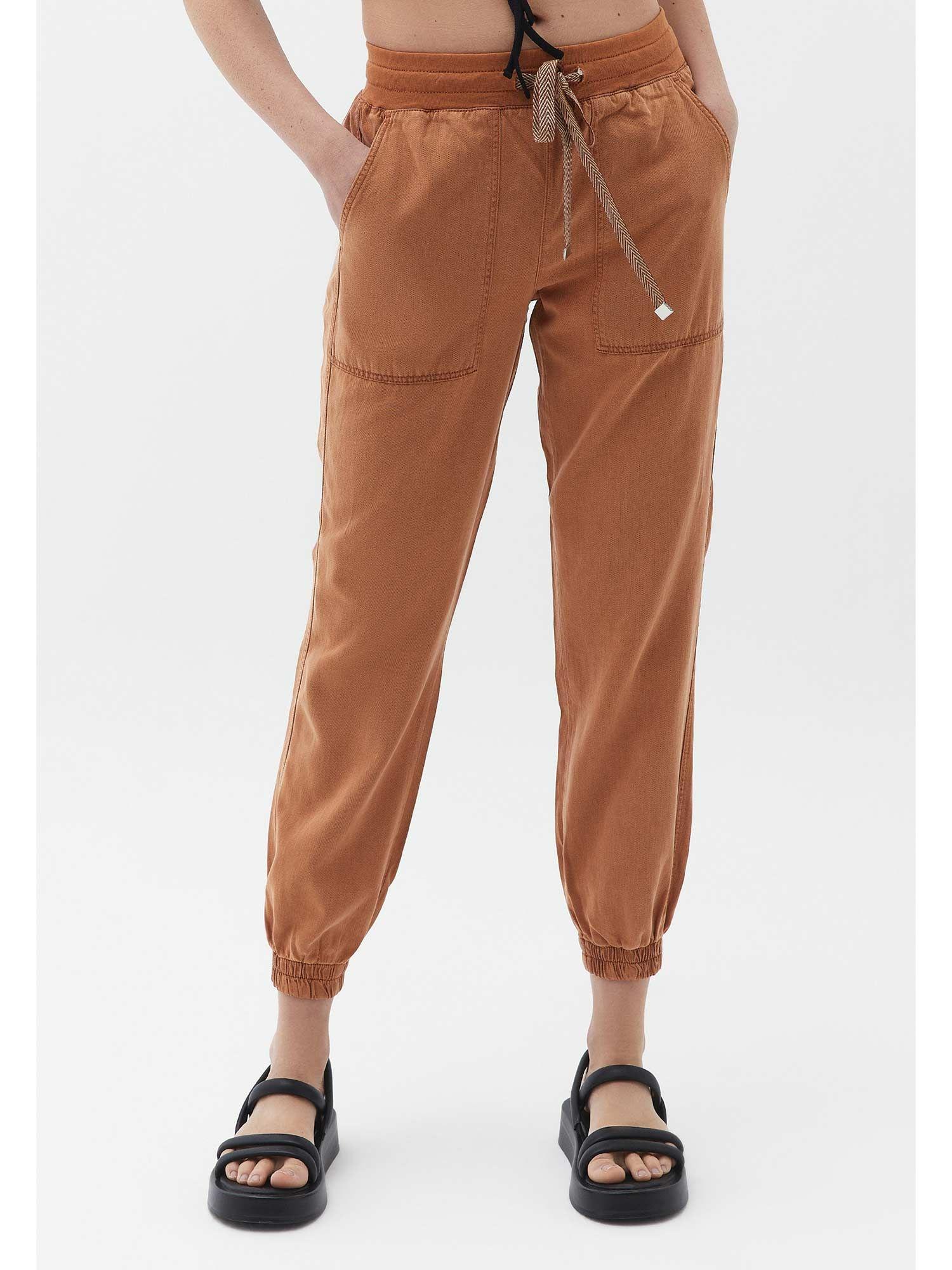 solid brown antik hazel pants