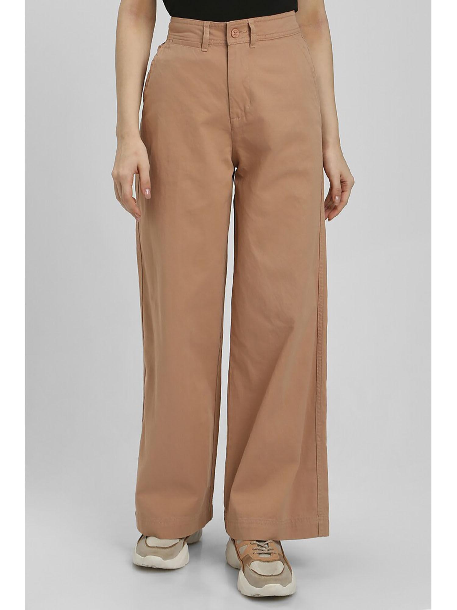 solid brown pant