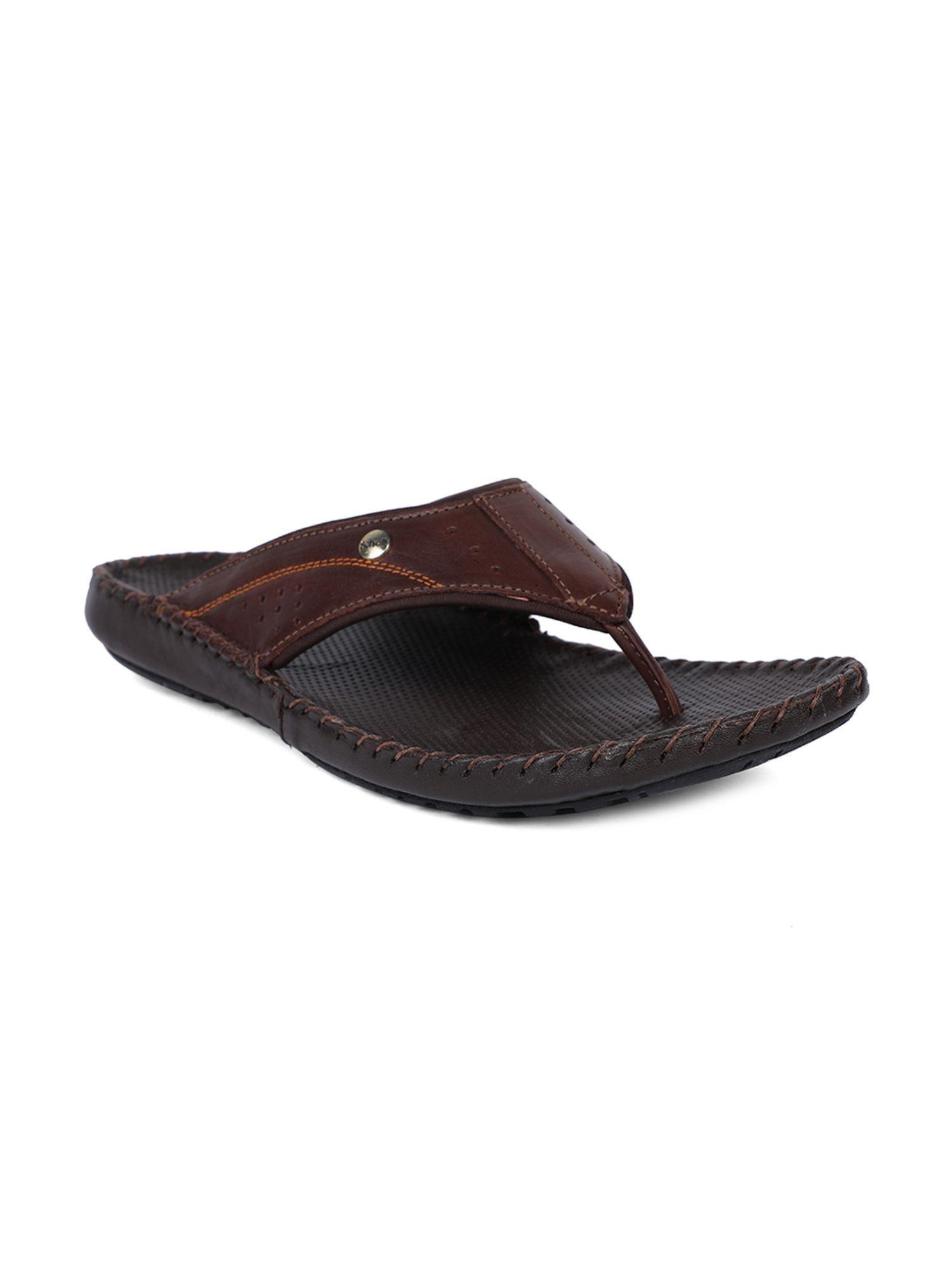 solid brown sandals