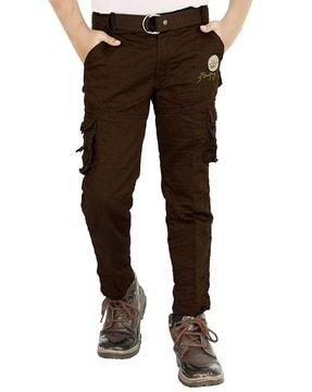 solid cargo pants