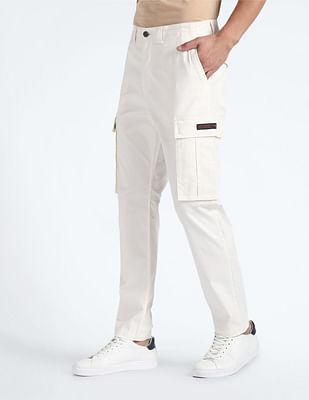 solid cargo trousers