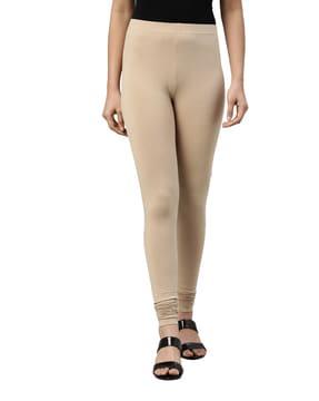 solid churidar leggings