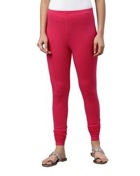 solid churidar leggings