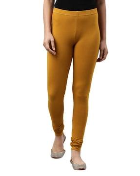 solid churidar leggings