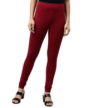 solid churidar leggings