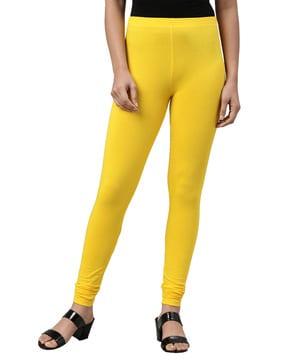 solid churidar leggings