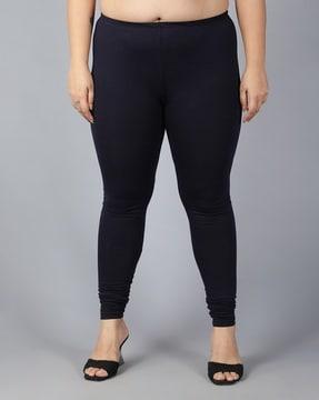 solid churidar leggings