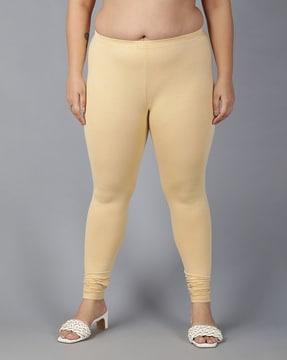 solid churidar leggings