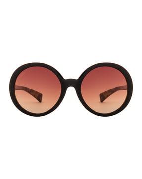 solid circular sunglasses