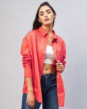 solid classic loose fit shirt