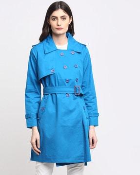 solid collar-neck jacket