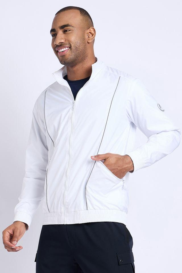 solid cotton henley mens jacket