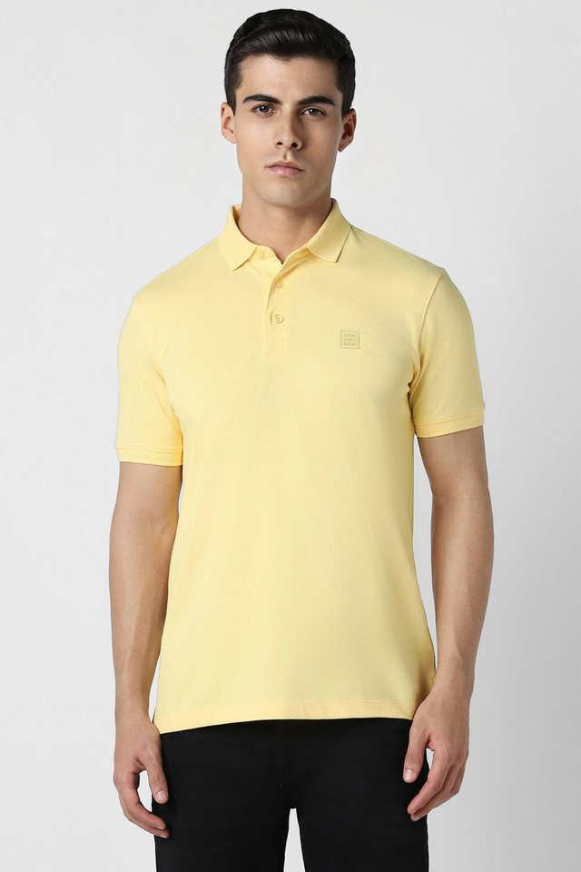 solid cotton polo mens t-shirt