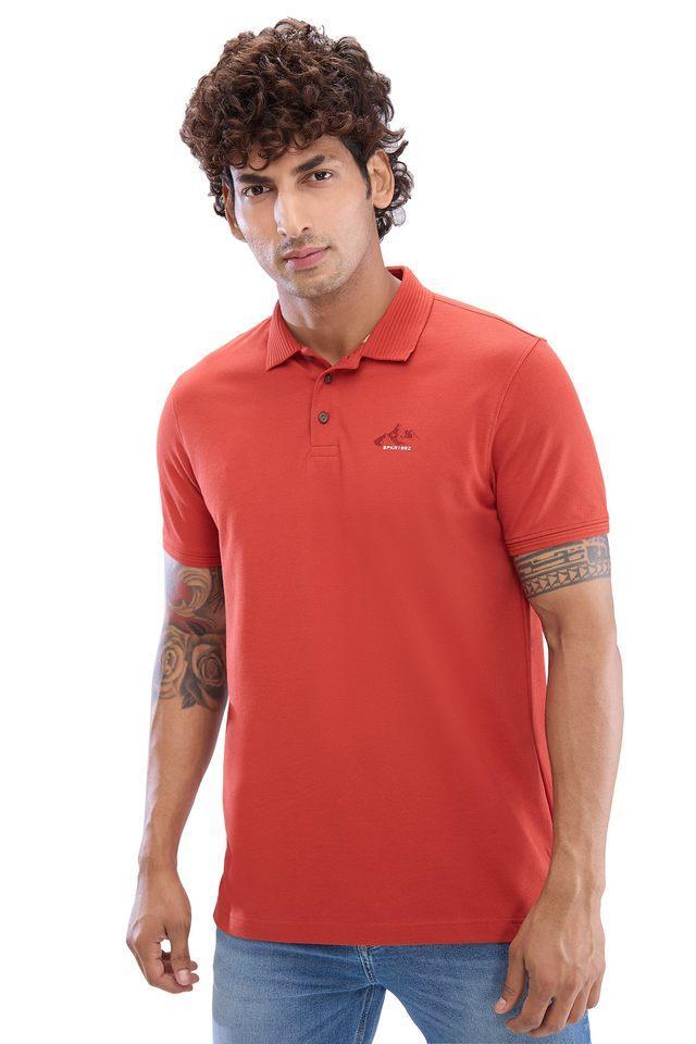 solid cotton polo mens t-shirt