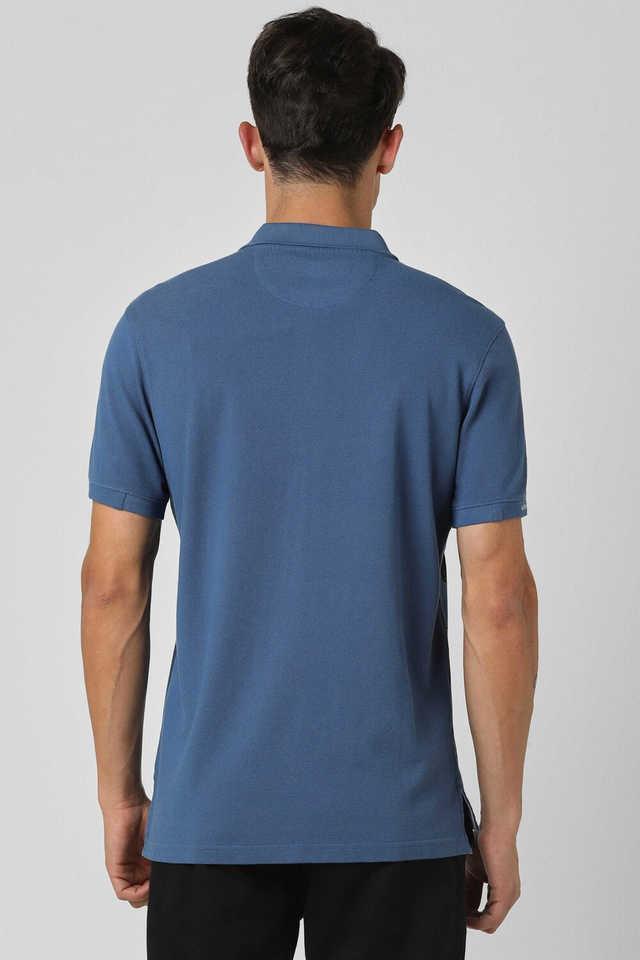 solid cotton polo mens t-shirt