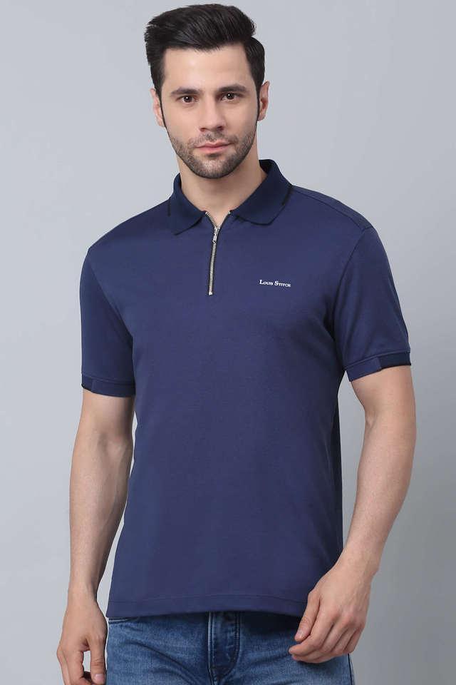 solid cotton polo mens t-shirt