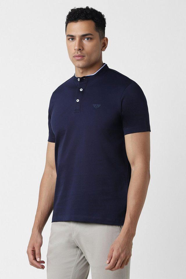 solid cotton polo mens t-shirt