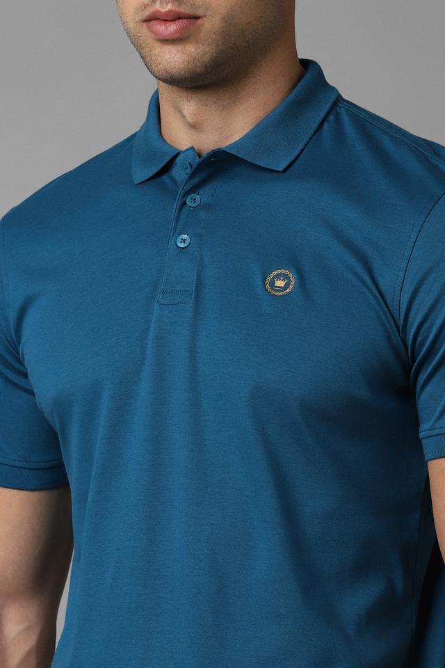 solid cotton polo mens t-shirt