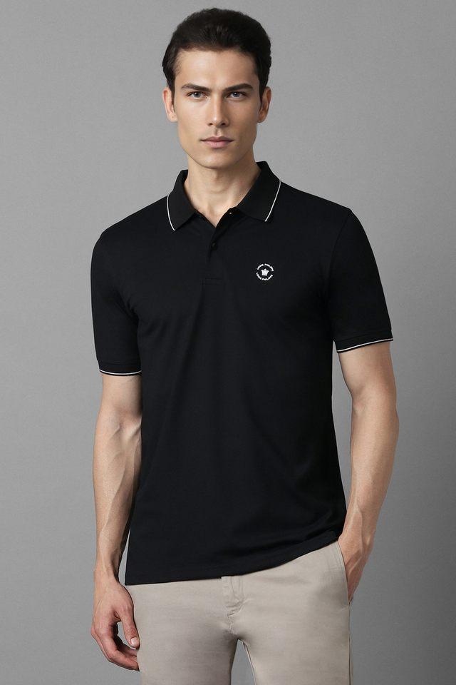 solid cotton polo mens t-shirt