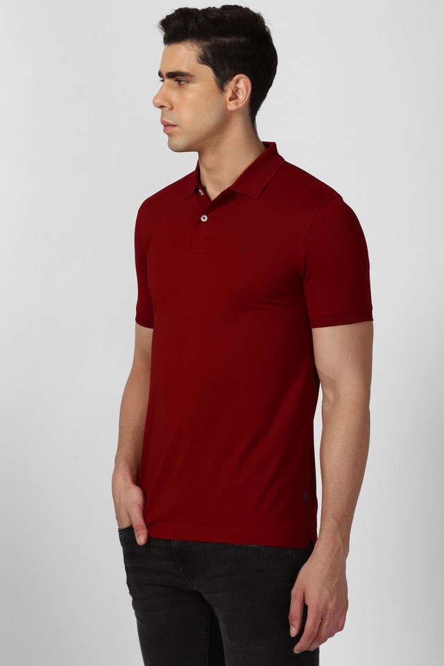 solid cotton polo mens t-shirt