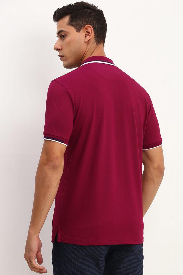 solid cotton polo mens t-shirt