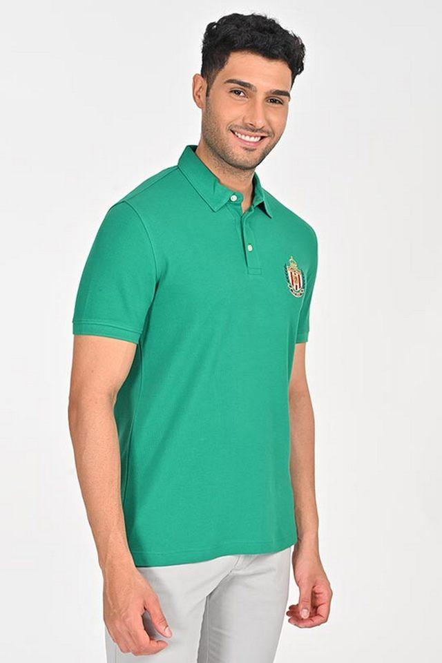 solid cotton polo mens t-shirt