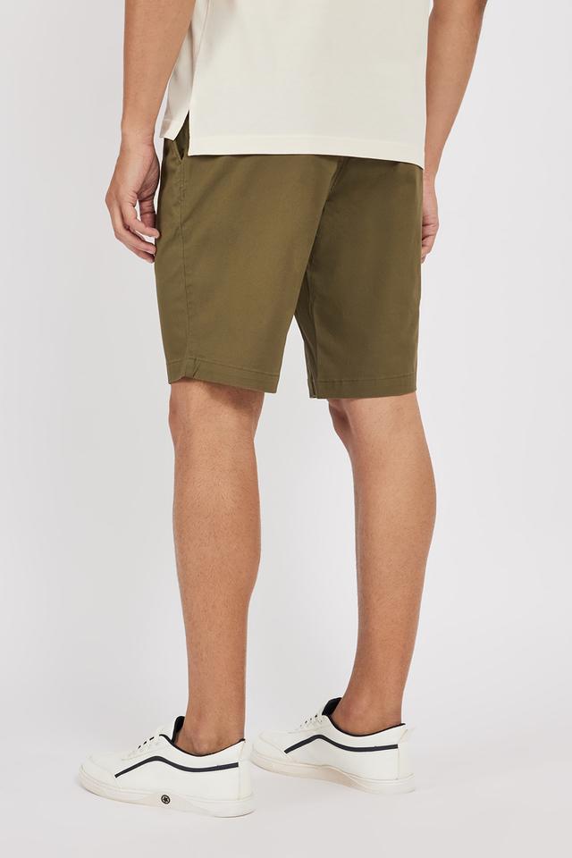 solid cotton regular fit mens shorts