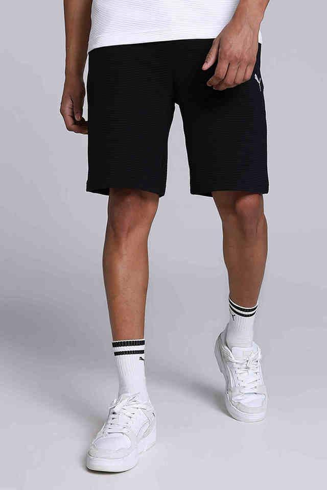 solid cotton regular fit mens shorts