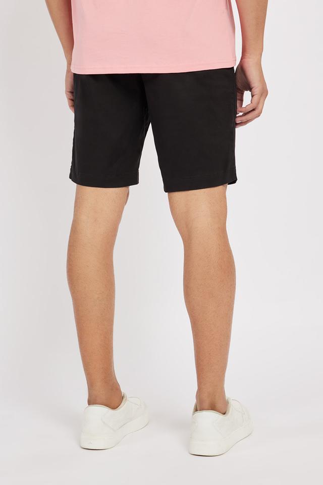 solid cotton regular fit mens shorts