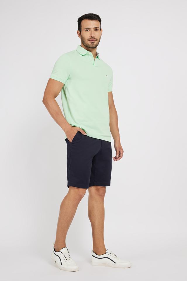 solid cotton regular fit mens shorts