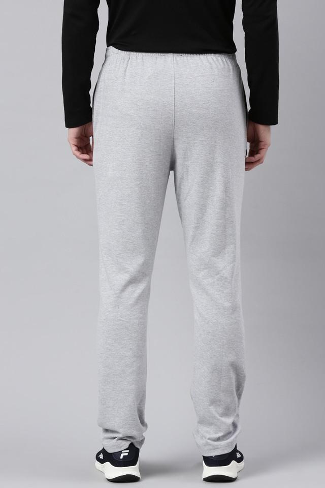 solid cotton regular fit mens track pants