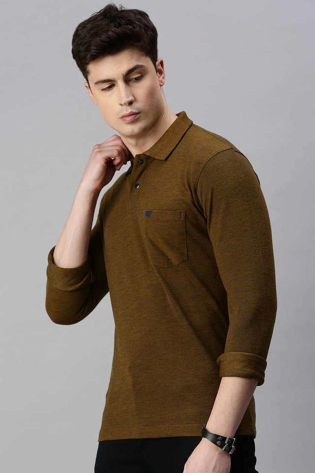 solid cotton relaxed fit mens casual wear t-shirt