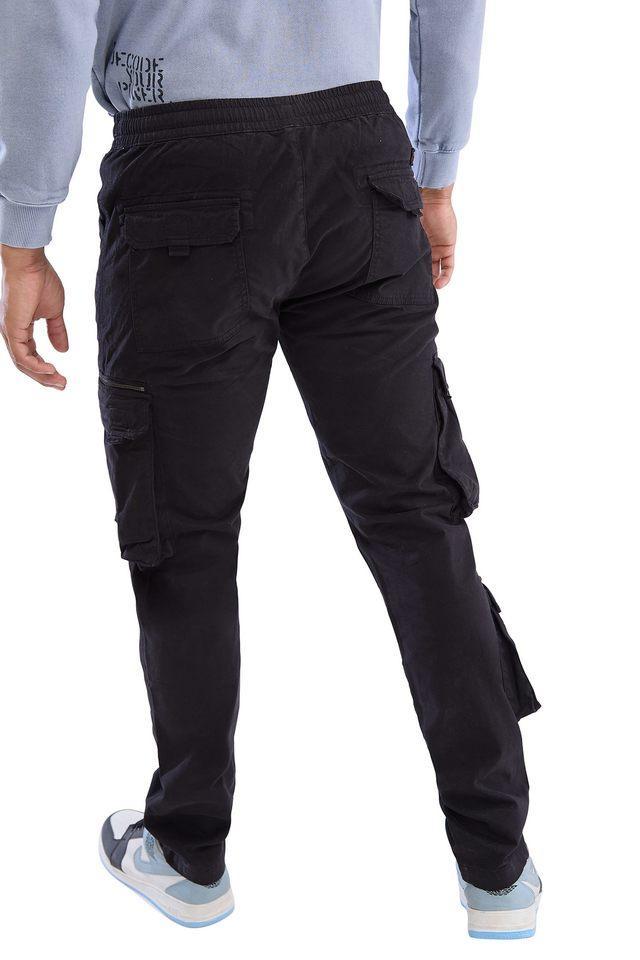 solid cotton relaxed fit mens casual wear trousers